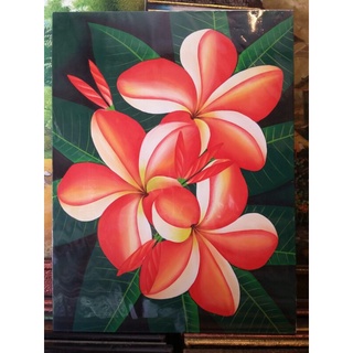 Jual Lukisan Bunga Kamboja | Lukisan Bali | Lukisan Indah Indonesia|Shopee Indonesia 320_X_320_jpg