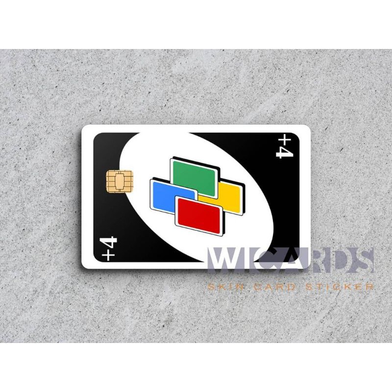 Skin Card Sticker ATM - Kartu Uno +4 | Shopee Indonesia