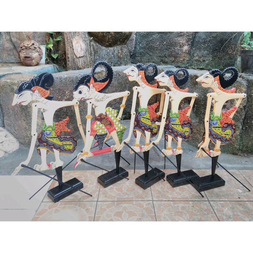 Wayang Kayu Pandawa Lima | Shopee Indonesia