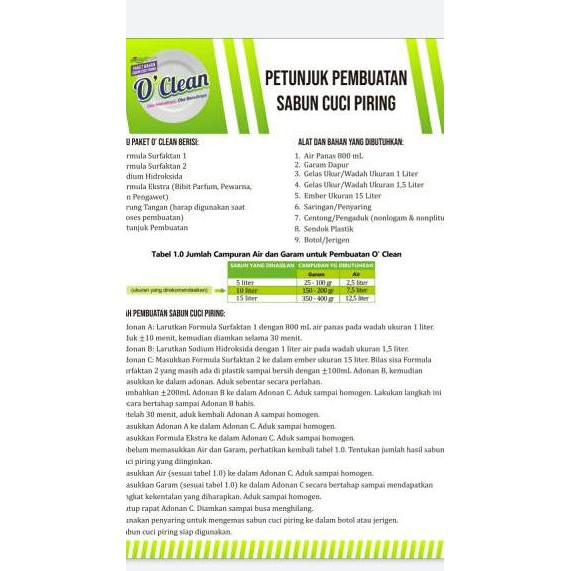 Terbaik O&rsquo;clean Oclean Paket Sabun Cuci Piring Hemat Orchid Brand Sabun  Pembersih Anti Lemak Grosir | Shopee Indonesia