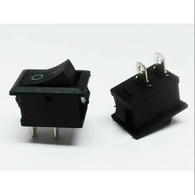 Rocker switch 2 pin saklar 2 kaki karaoke kecil | Shopee Indonesia