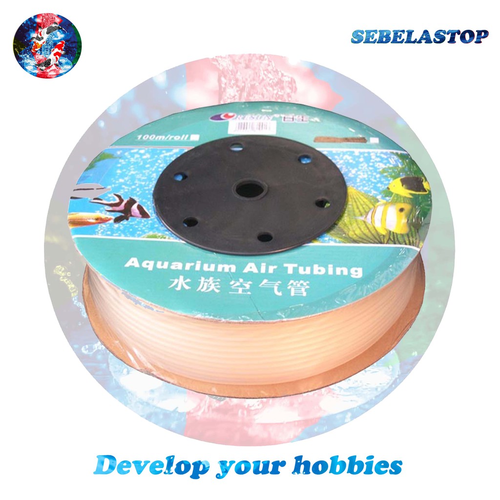 Jual Selang Oksigen Selang Silikon Selang Aerator Aquarium Oksigen Resun  Air Tubing Permeter Indonesia|Shopee Indonesia