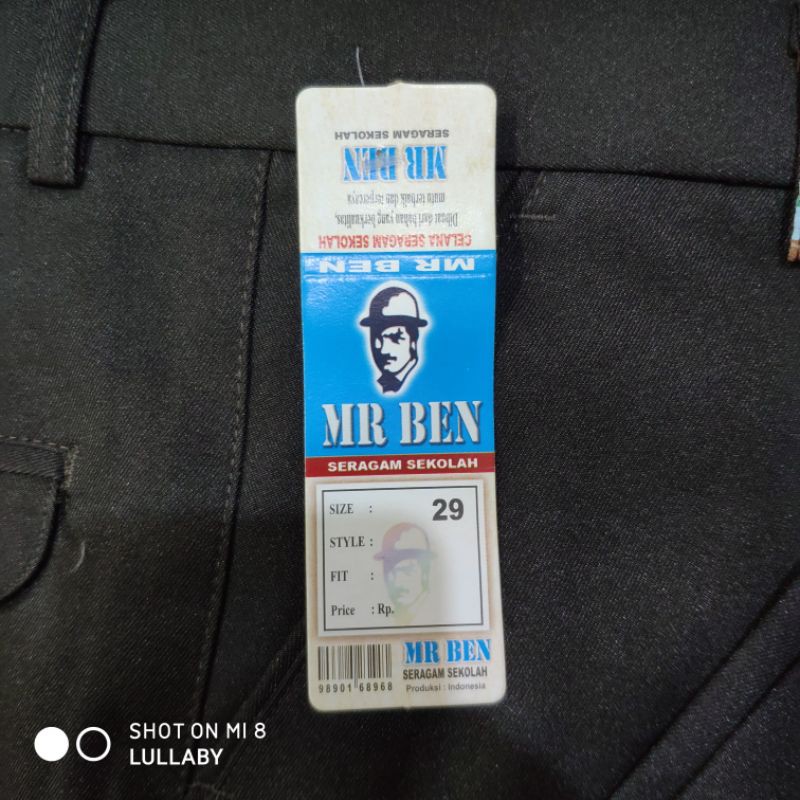 Jual SERAGAM SEKOLAH MR.BEN CELANA SMA PRAMUKA SNI RAPILO PANJANG  Indonesia|Shopee Indonesia