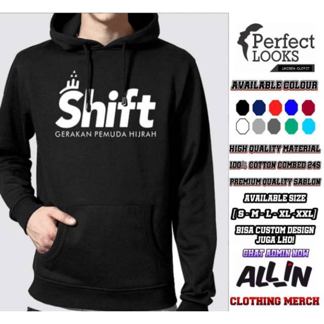 Jual HOODIE DAKWAH SHIFT GERAKAN PEMUDA HIJRAH HOODIE SWEATER DAKWAH SHIFT  PRIA KEREN Indonesia|Shopee Indonesia
