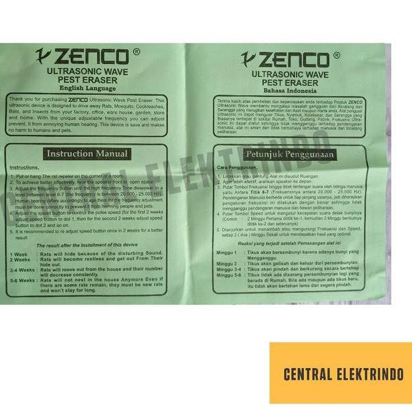 FSL ALAT PENGUSIR TIKUS ULTRASONIC ZENCO « | Shopee Indonesia