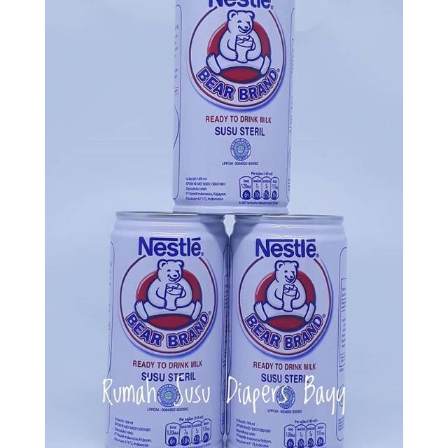 Jual Bear Brand Nestle Susu Beruang 189 ml/susu beruang/Tujuh Kurma Susu  Steril 200ml Indonesia|Shopee Indonesia
