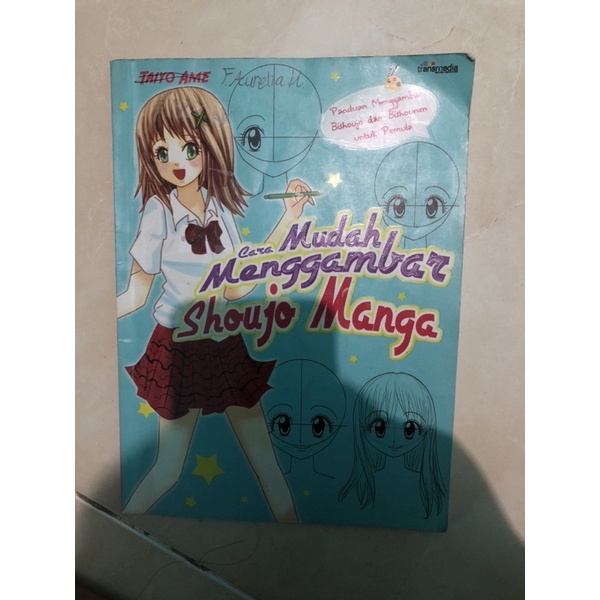 Buku Belajar Cara Menggambar Manga Anime shoujo style | Shopee Indonesia