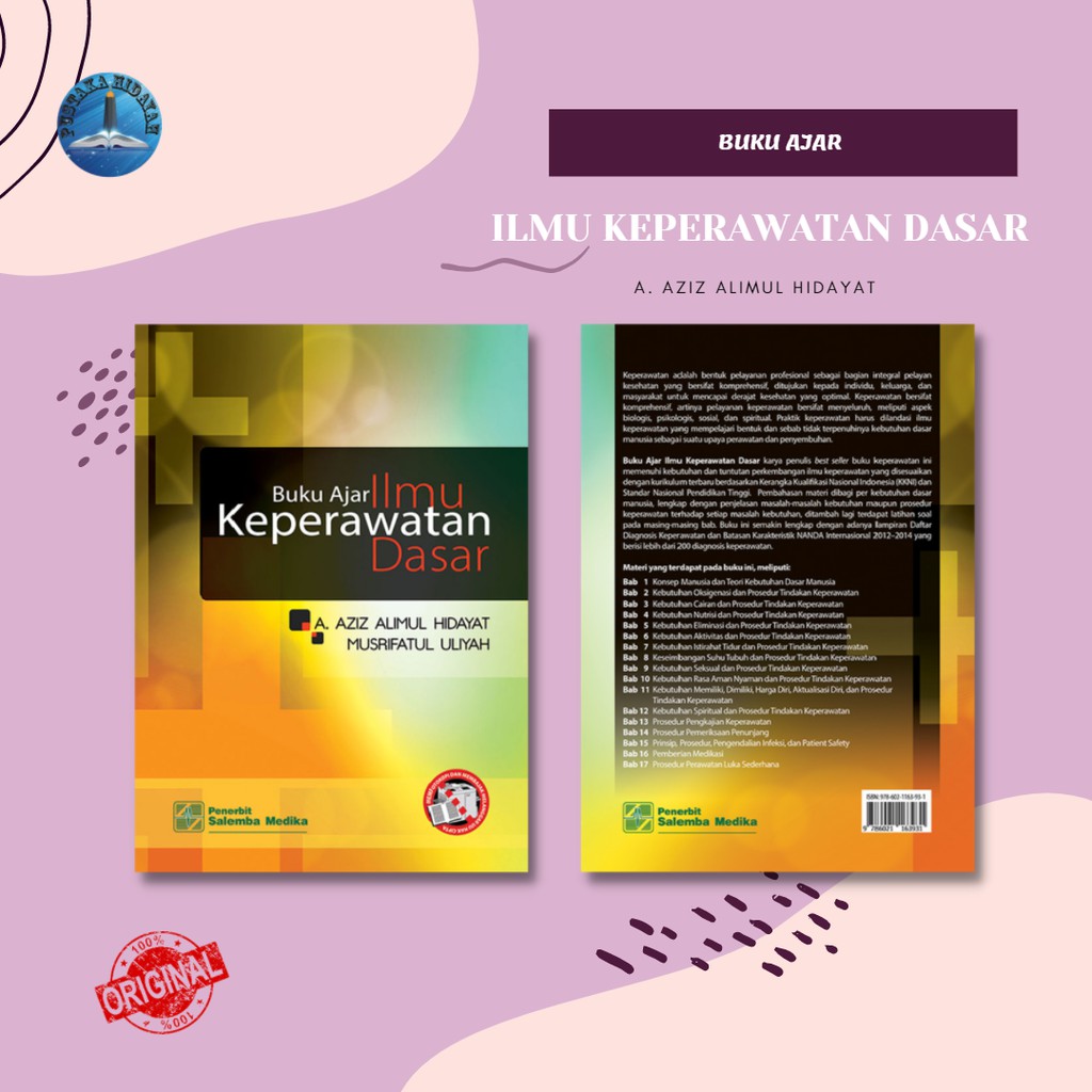 Buku Ajar Ilmu Keperawatan Dasar - Aziz Alimul | Buku Keperawatan | Buku  Kesehatan | Salemba Empat | Shopee Indonesia