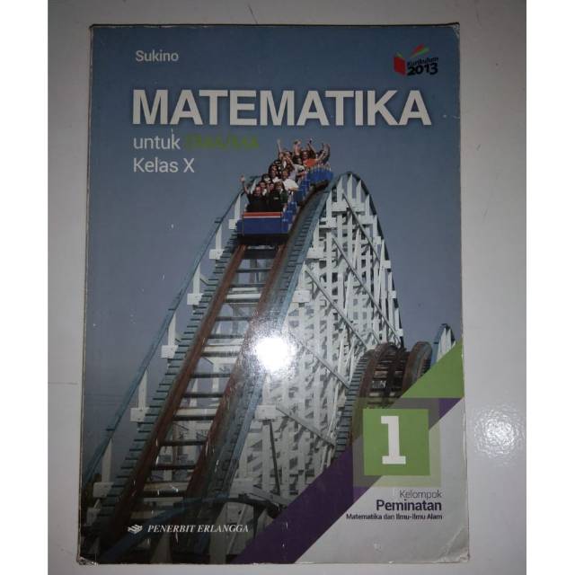Buku matematika peminatan kelas 10 SMA X ERLANGGA KURIKULUM 2013 | Shopee  Indonesia