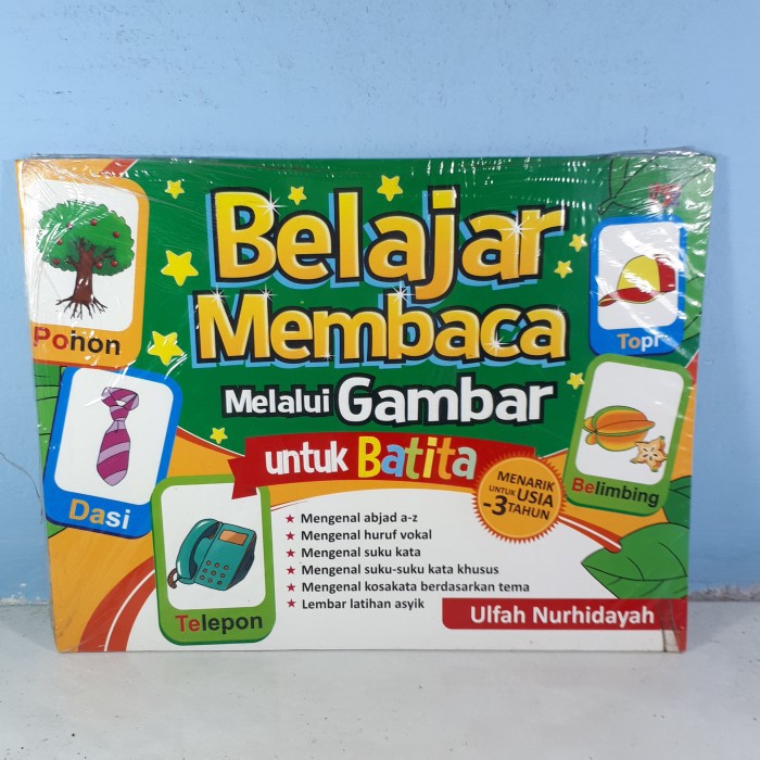 BELAJAR MEMBACA MELALUI GAMBAR UNTUK BATITA | Shopee Indonesia