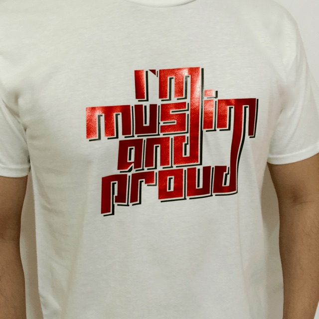 Tshirt “I am Muslim and Proud” | Shopee Indonesia