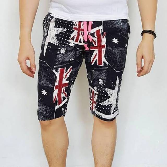 Promo Celana Pendek Pria Dewasa Murah Distro Printing Santai (Motif Random)  | Shopee Indonesia