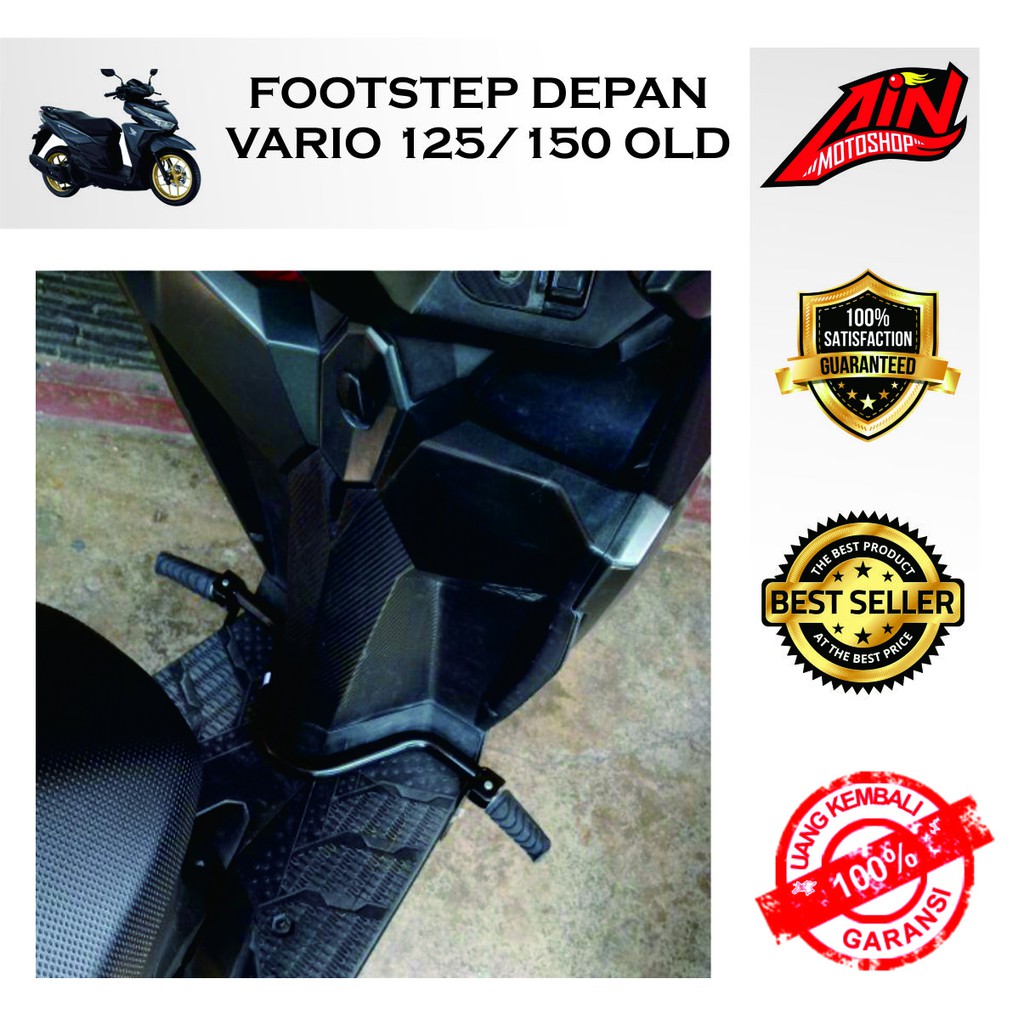 Jual FOOTSTEP DEPAN VARIO 125 LED / VARIO 150 LED PERTAMA (2015 - 2018)  PIJAKAN DEPAN MATIC Indonesia|Shopee Indonesia