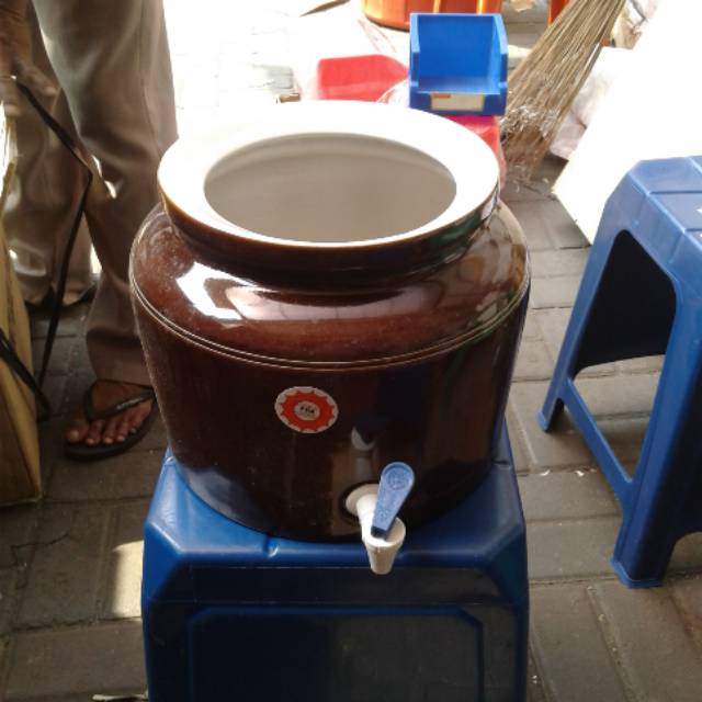 Guci Galon Keramik Polos Trisensa | Shopee Indonesia