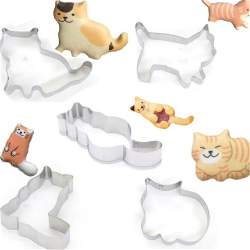 1pc Cetakan Pemotong Kue Bentuk Kucing Bahan Logam Untuk Dekorasi | Shopee  Indonesia