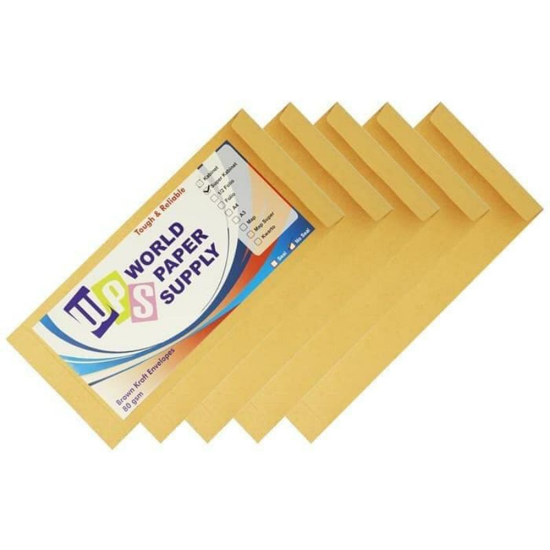 Amplop coklat isi 100/ amplop coklat surat/ amplop coklat kantor/ amplop  coklat murah/ amplop coklat | Shopee Indonesia