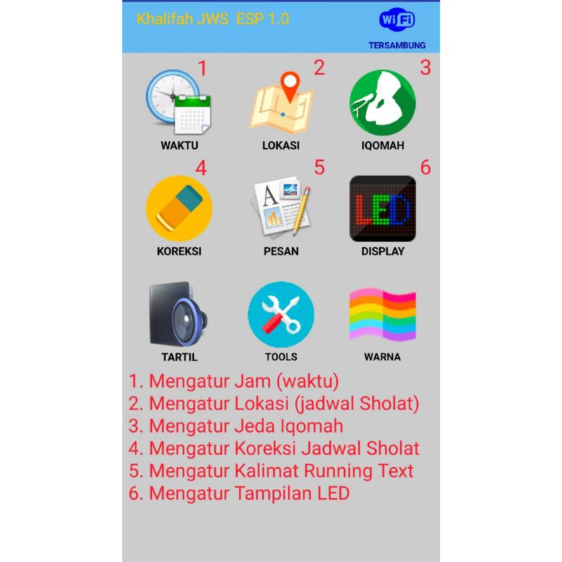 JAM WAKTU SHOLAT JWS JAM SHOLAT MASJID WIFI ESP SETTING PAKAI HP MUDAH  BANGET | Shopee Indonesia