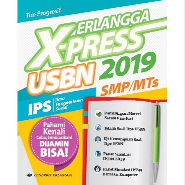 BUKU ERLANGGA X-PRESS USBN SMP 2019 IPS | Shopee Indonesia