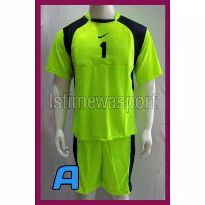 Setelan Kiper Lengan Pendek [SKRA] baju kiper celana kiper | Shopee  Indonesia