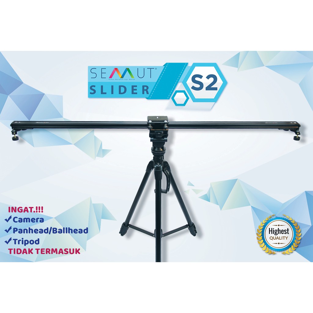 Jual Slider Kamera Slidecam Glider S2 SEMUT 150cm Indonesia|Shopee Indonesia