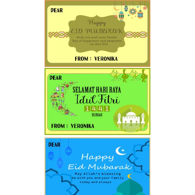 Jual Kartu Ucapan Selamat Lebaran / Kartu Idul Fitri Untuk Ditempel Di Kue / Hampers Lebaran Indonesia|Shopee Indonesia 640_X_640_jpg