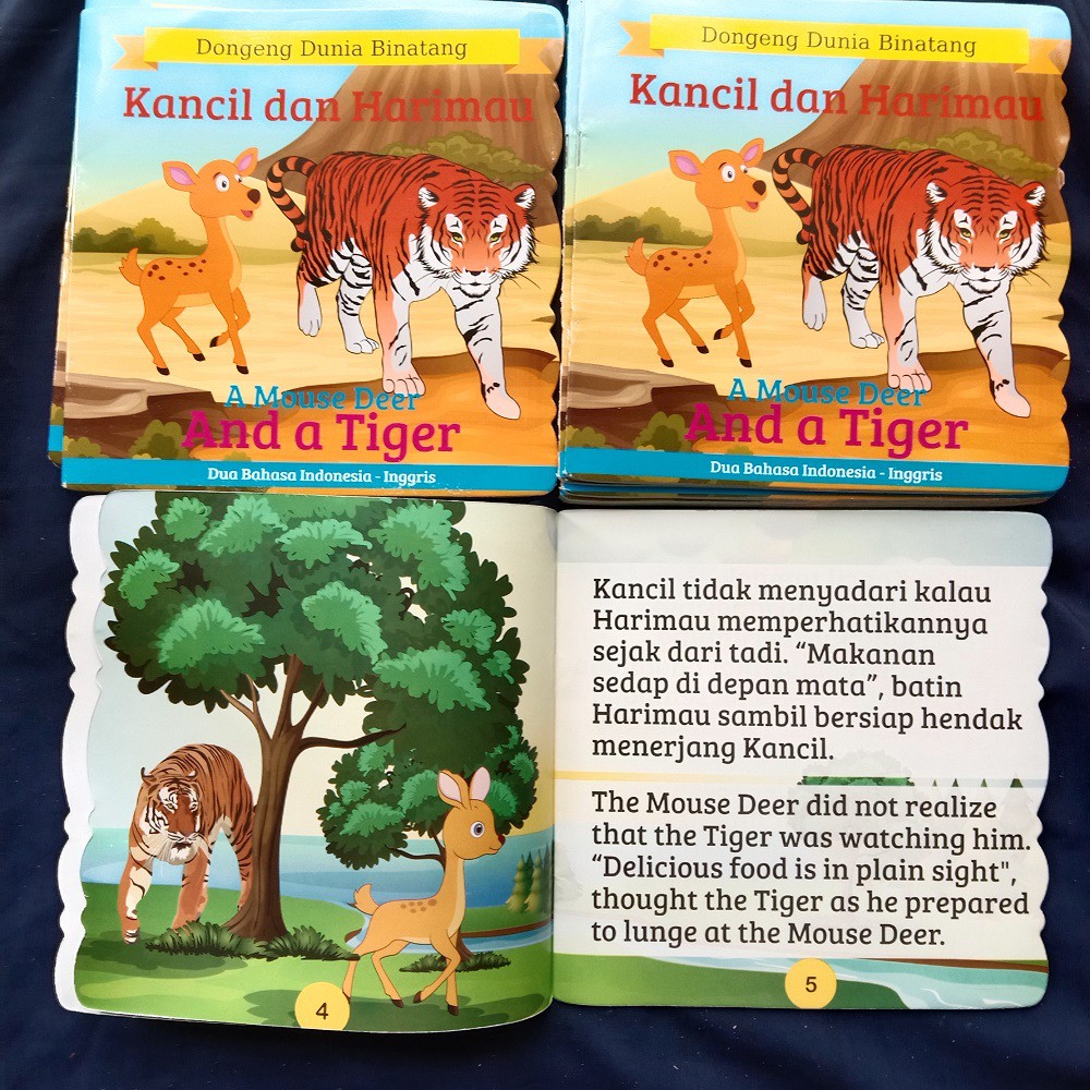 BUKU CERITA DONGENG BILLINGUAL 2 BAHASA INDONESIA-INGGRIS | Shopee Indonesia
