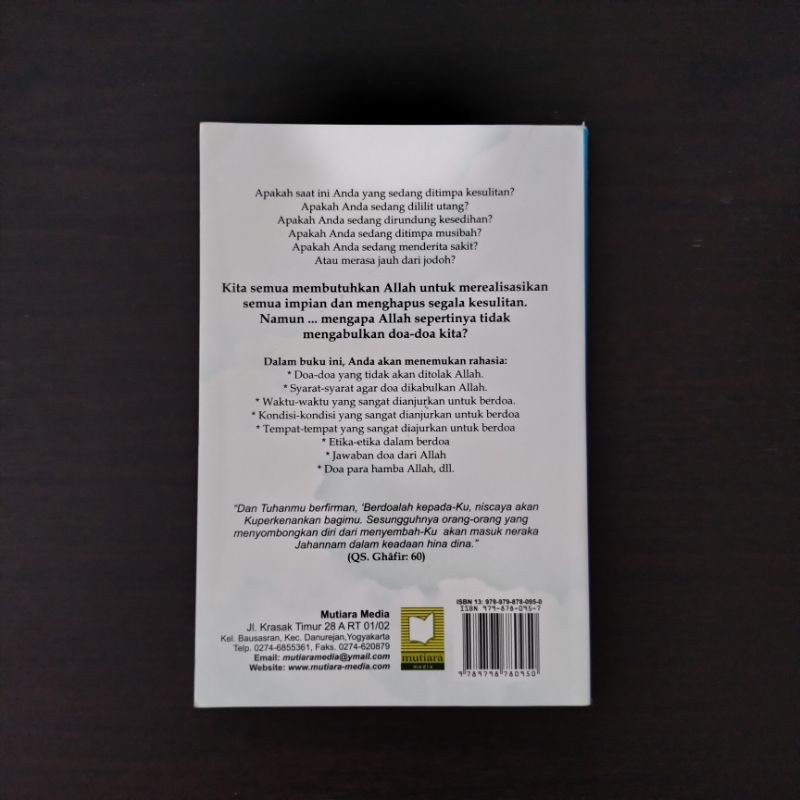 Jual Buku Religi: Agar Doa Selalu Dikabulkan Allah Indonesia|Shopee  Indonesia