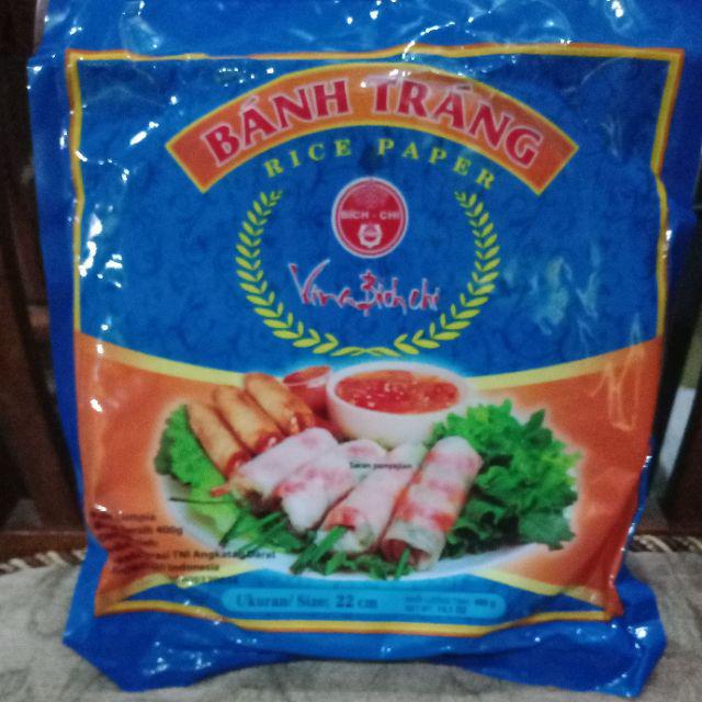 HS Banh Trang 400 gram Kulit Lumpia Vietnam Rice Paper Kertas Nasi | Shopee  Indonesia