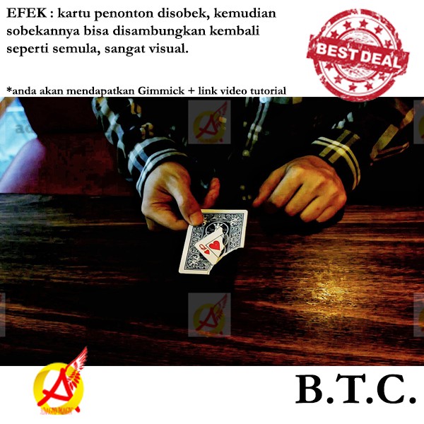 Jual alat sulap kartu B.T.C. - gimmick sudah termasuk Indonesia|Shopee  Indonesia