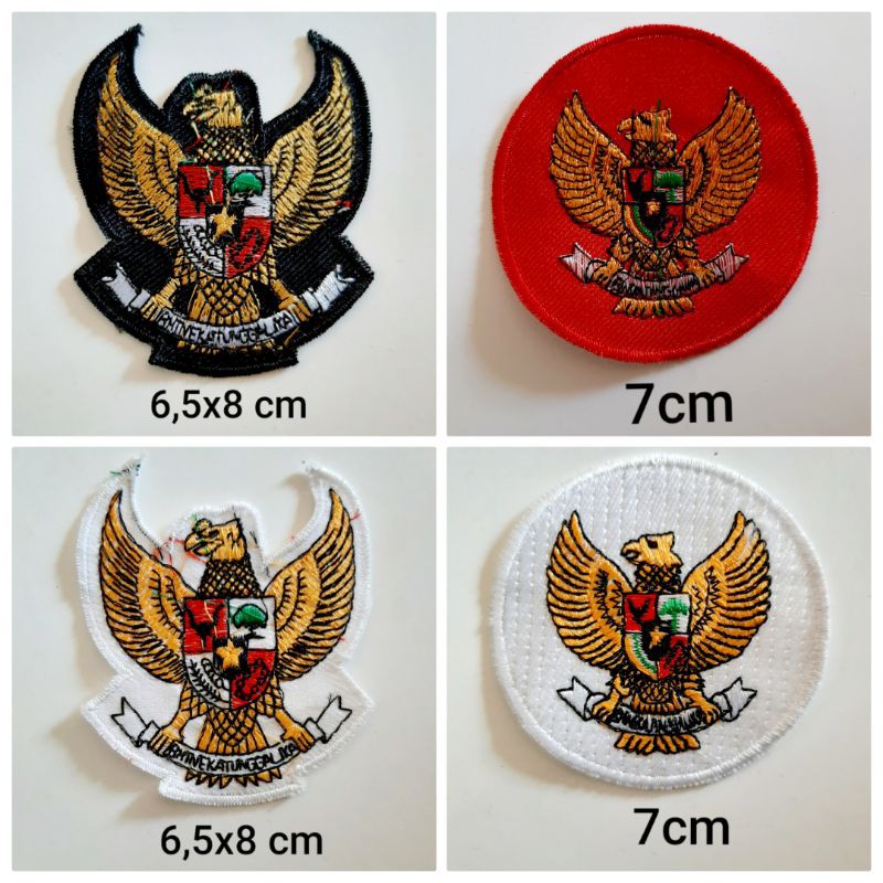 Jual Bordir/Emblem Lambang Garuda Pancasila Ukuran Kecil Indonesia|Shopee Indonesia 800_X_800_jpg