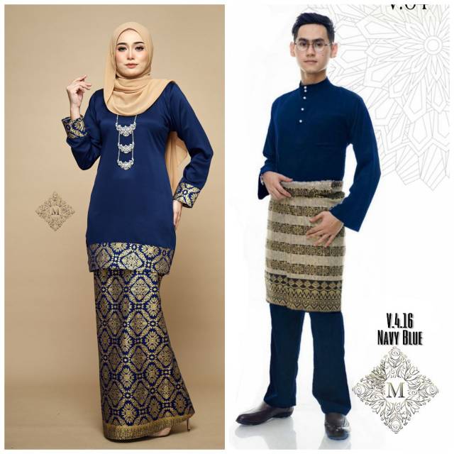 Jual Couple Melayu Mix Songket Silk Indonesia|Shopee Indonesia