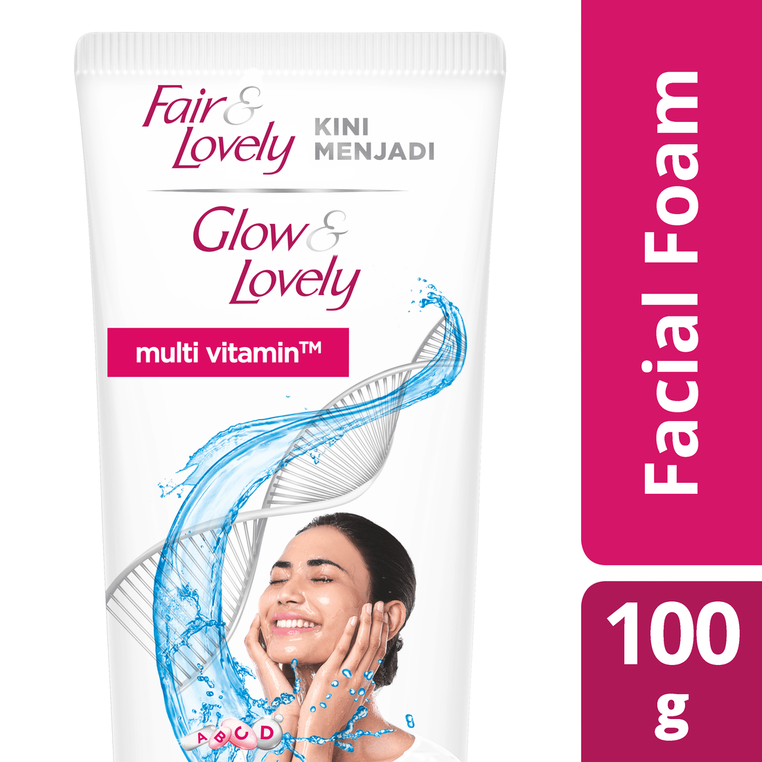 Glow &amp; Lovely Facial Wash Multivitamin 100 G - Sabun Cuci Muka Wanita |  Shopee Indonesia