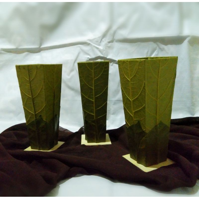 vas aesthetic meja tamu / vas bunga kerajinan tangan daun kering | Shopee  Indonesia