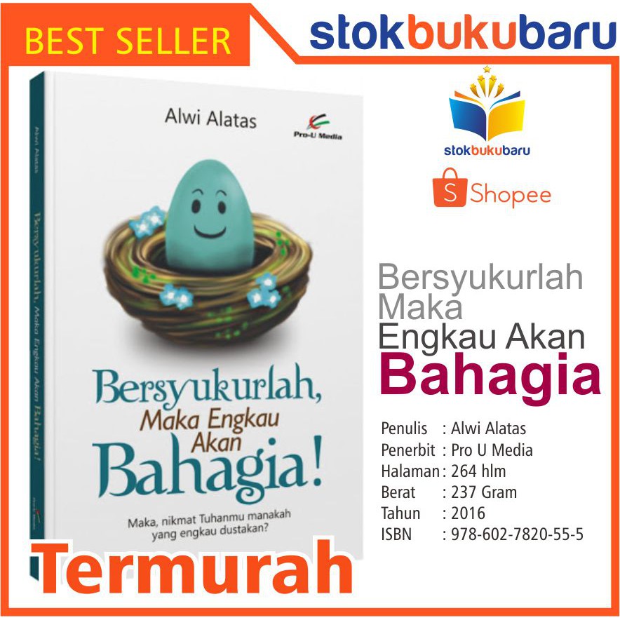 Buku Bersyukurlah Maka Engkau Akan Bahagia | Shopee Indonesia