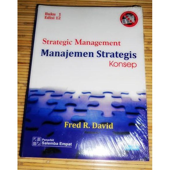 Manajemen Strategis Konsep, Fred R. David | Shopee Indonesia
