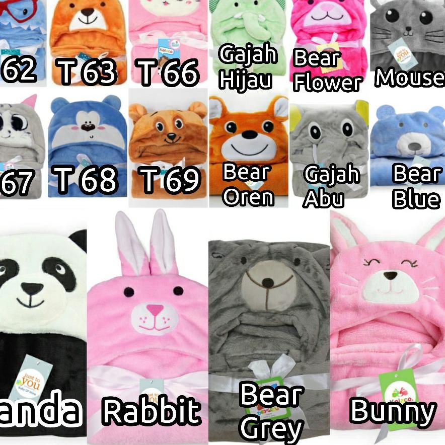 Kirim Sekarang T 51-Gajah Abu Selimut Topi AnimalJust To You,Just One  You/Kolako/Summersault ↓ ↓ | Shopee Indonesia