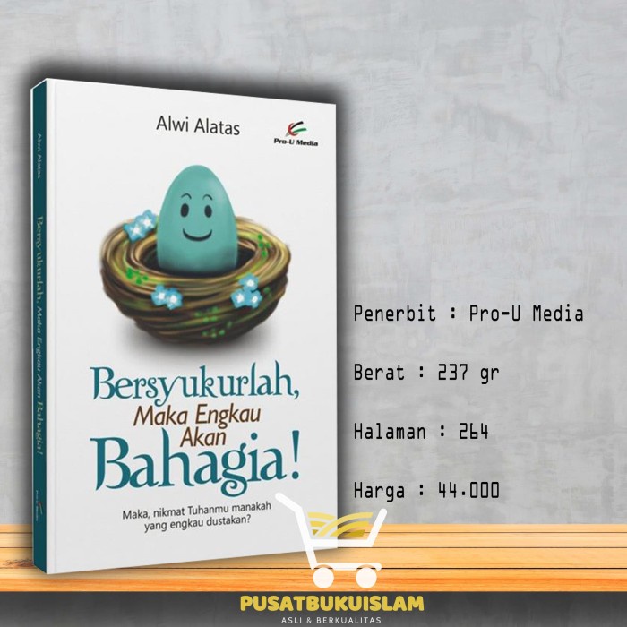 BISA COD BERSYUKURLAH MAKA ENGKAU AKAN BAHAGIA MURAH | Shopee Indonesia