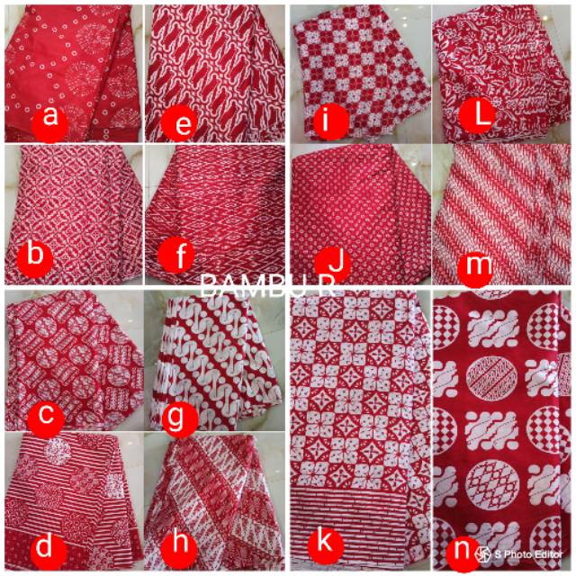 Crn kain batik merah putih bahan seragam batik merah putih murah bahan batik  seragam kemerdekaan | Shopee Indonesia