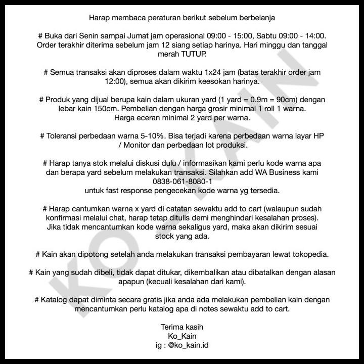 10415 Kain Katun Camry Chembrey Chemrei Chambray Polos 60&quot; | Shopee  Indonesia