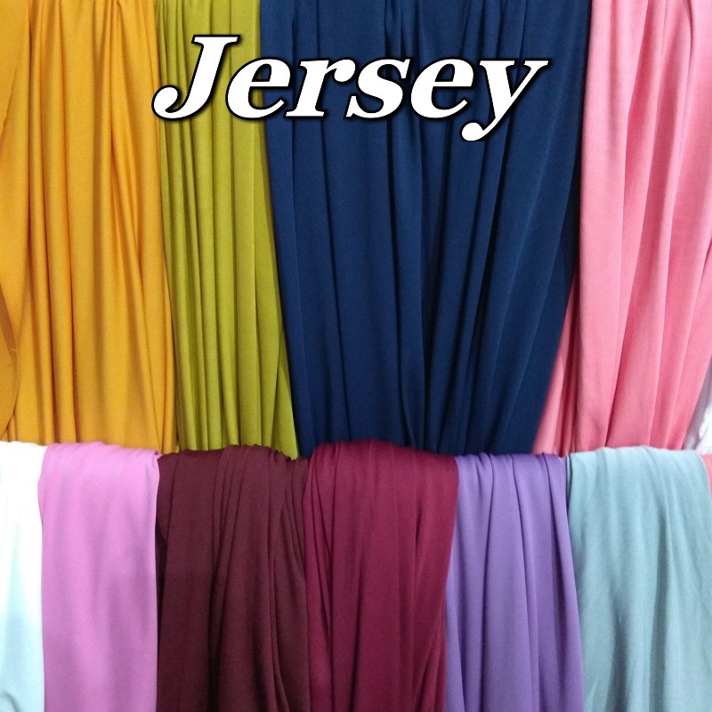 Kain jersey polos eceran meteran murah | Shopee Indonesia