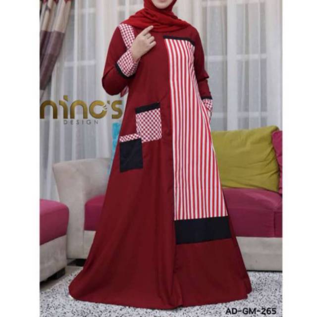 30 Model Baju Gamis Ninos Fashion Modern dan Terbaru 