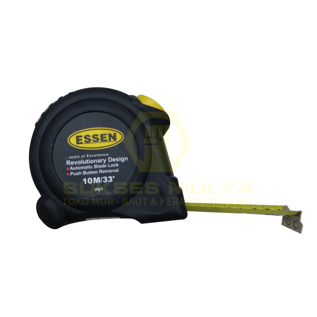 ESSEN Meteran 10 M Rol Meter Panjang 10 Meter Meteran Tukang dll | Shopee  Indonesia
