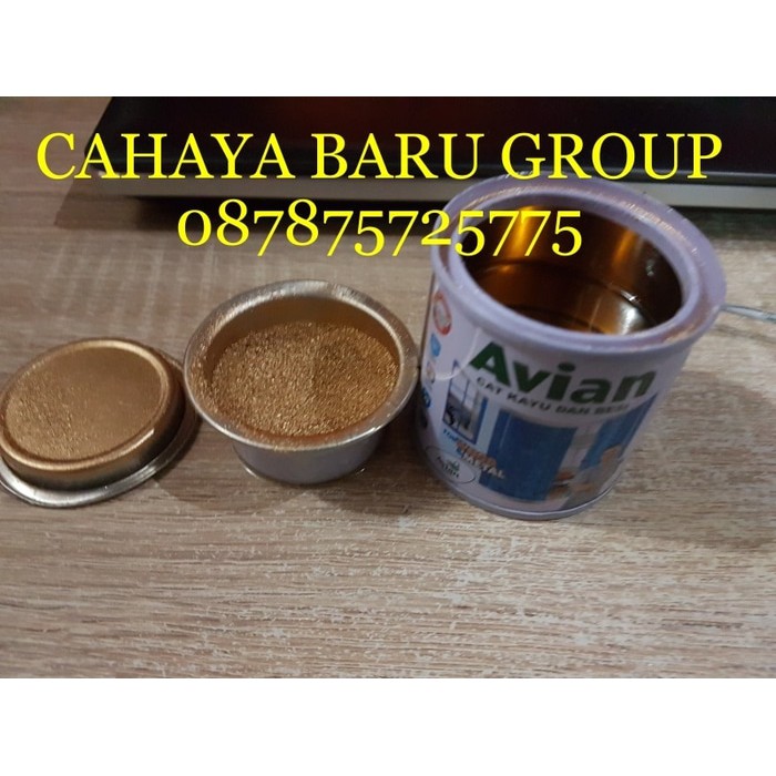 CAT BESI AVIAN GOLD METALLIC | Shopee Indonesia