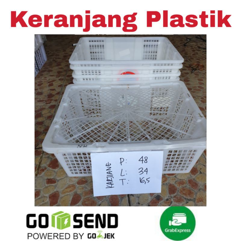 TERMURAH - Keranjang Plastik Bekas Buah (plus tutup) | Shopee Indonesia