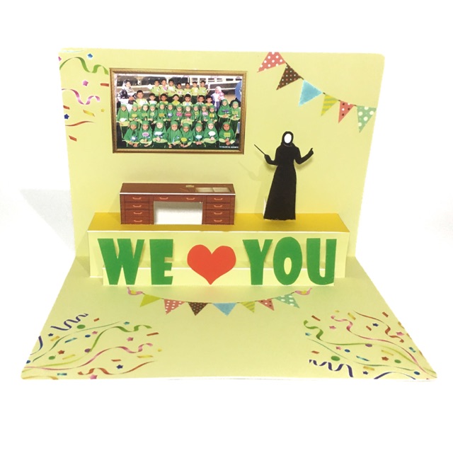 Jual Kartu Ucapan Untuk Guru Pop Up Card Custom Indonesia|Shopee Indonesia 640_X_640_jpg