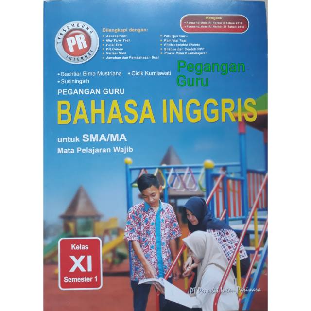 Buku Pegangan Guru, soal+ kunci bahasa inggris kelas XI semester 1 (K13  revisi), cetakan 2019 | Shopee Indonesia