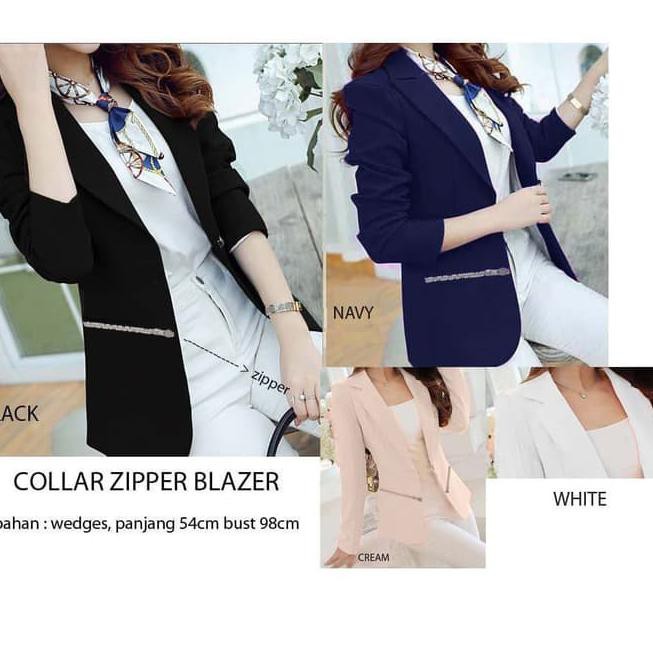 Jual !BIG SALE ! BAJU BLAZER KANTOR CASUAL KOREA KEKINIAN ELEGAN PAKAIAN  FASHION ATASAN PEREMPUAN WANITA Indonesia|Shopee Indonesia