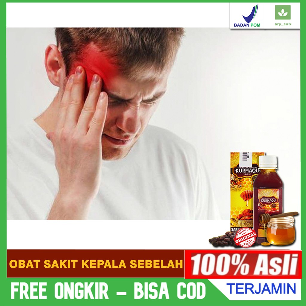 Jual Obat Sakit Kepala Sebelah - Migrain - Sakit Kepala Menahun - Vertigo  Herbal Alami Kurmaqu Bisa COD Indonesia|Shopee Indonesia