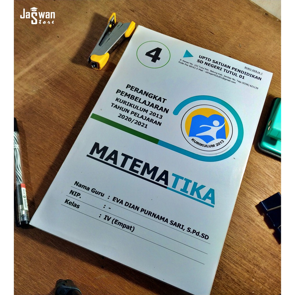 Jual Matematika Kelas 4 Semester 1 Perangkat Pembelajaran SD Kurikulum K13  Indonesia|Shopee Indonesia