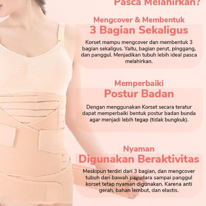 Langsung Proses 】 Kualitas Tinggi [All size] Korset Postpartum 3 in 1  Zaraya Original - Korset Per | Shopee Indonesia